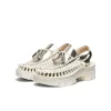 All Gender UNEEK PLT Tassel Sneaker  |  Champagne Gold/Star White sold by Keen