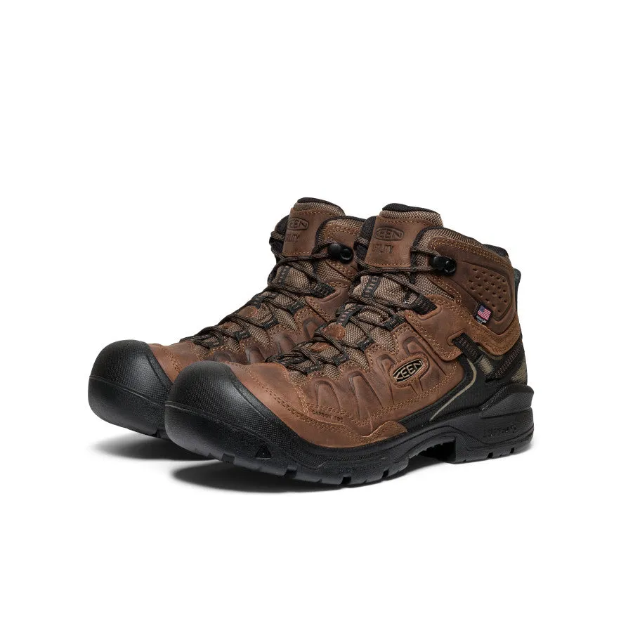 Men's Targhee IV Waterproof Work Boot (Carbon Toe) | Dark Earth/Black sold by Keen product image thumbnail 2