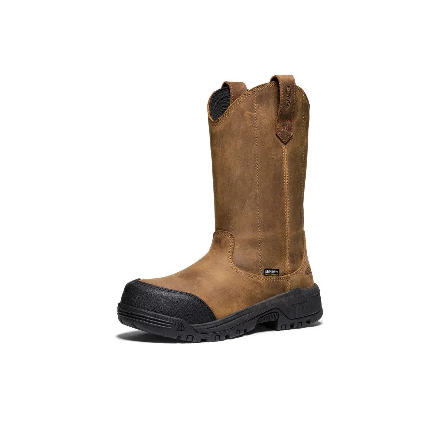 Women's Evanston Pull-On Waterproof Boot (Carbon Toe) | Bison/Black sold by Keen product image thumbnail 3