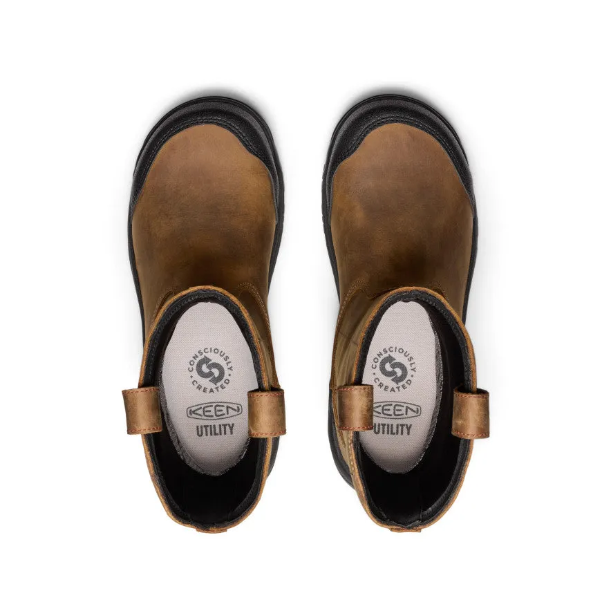 Women's Evanston Pull-On Waterproof Boot (Carbon Toe) | Bison/Black sold by Keen product image thumbnail 4