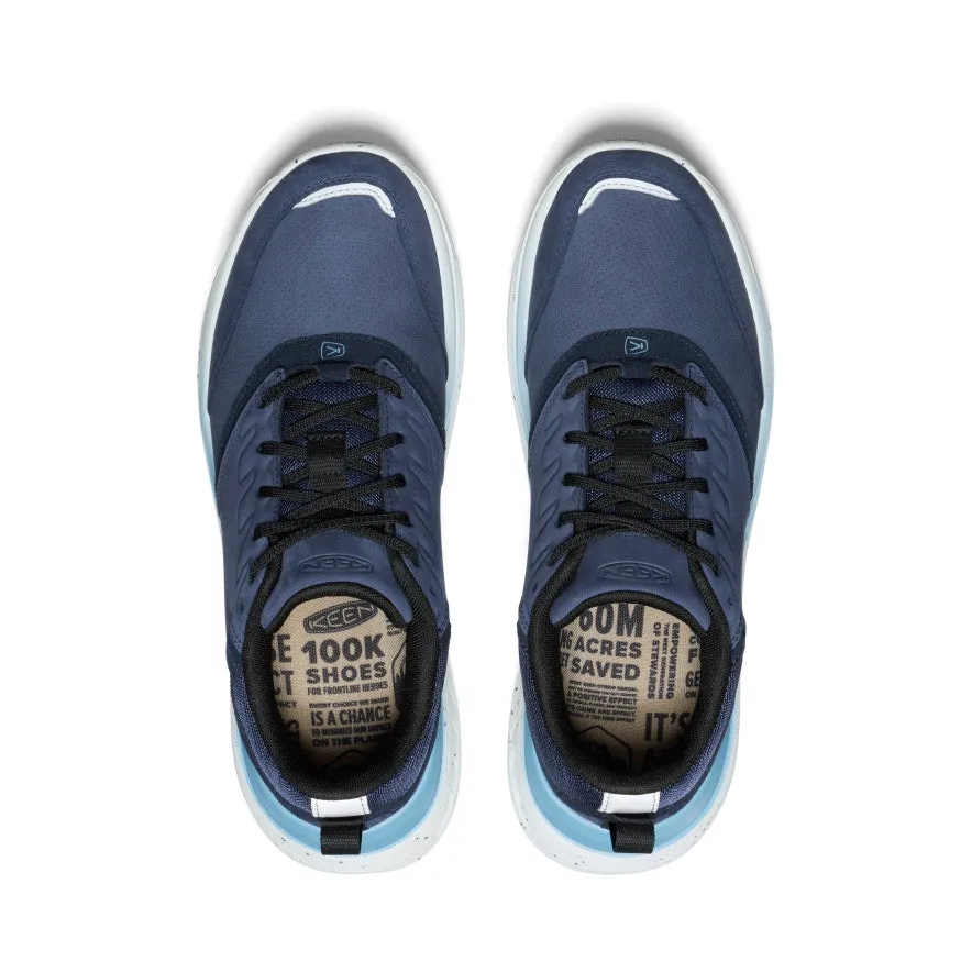 Men's WK400 Leather Walking Shoe | Naval Academy/Blue Heaven sold by Keen product image thumbnail 4