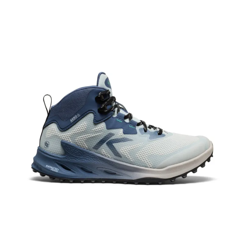 Women's Zionic NXT Waterproof Hiking Boot  |  Ballad Blue/Winter Green sold by Keen