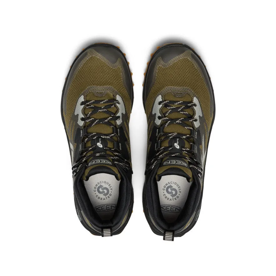 Men's Zionic NXT Waterproof Hiking Boot | Dark Olive/Black sold by Keen product image thumbnail 4