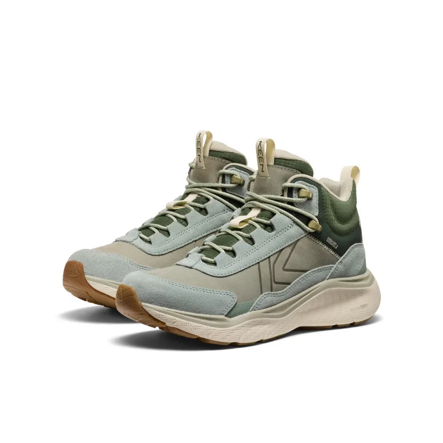 Women's Leiki Waterproof Leather Hiking Boot | Iceberg Green/Bronze Green sold by Keen product image thumbnail 2