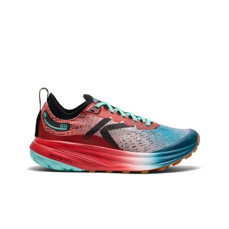 Women's Seek Trail Running Shoe  |  Grenadine/Ocean Depths sold by Keen
