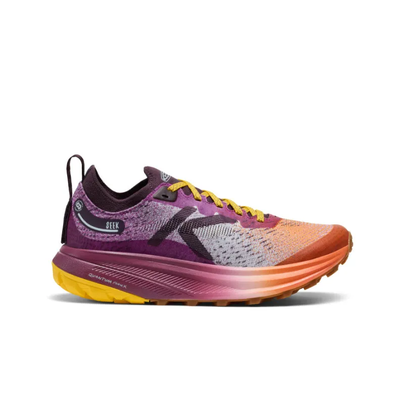 Women's Seek Trail Running Shoe | Willowherb/Orange Peel sold by Keen