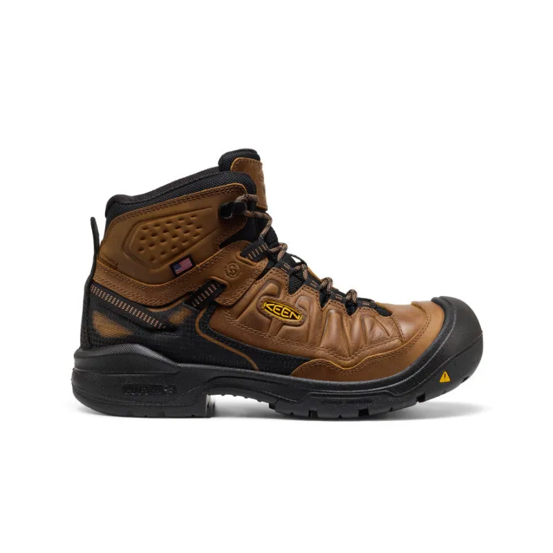 Men's Targhee IV Waterproof Work Boot (Soft Toe) | Belgian/Black sold by Keen