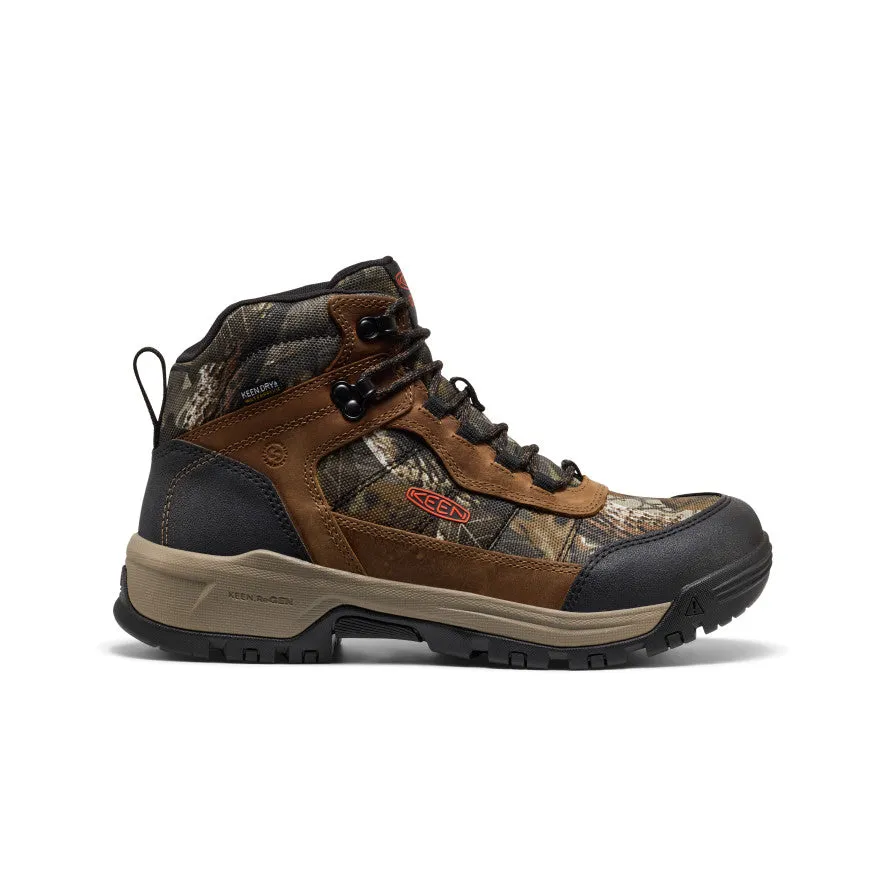 Men's Skokie Waterproof Work Boot (Soft Toe) | Camo/Black sold by Keen