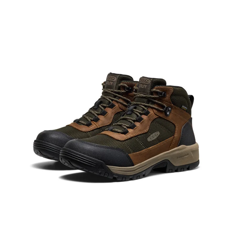 Men's Skokie Waterproof Work Boot (Soft Toe) | Forest Night/Black sold by Keen product image thumbnail 2