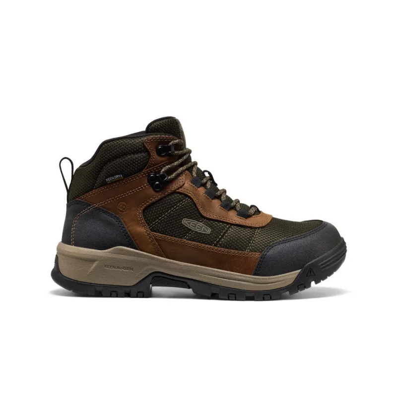 Men's Skokie Waterproof Work Boot (Soft Toe)  |  Forest Night/Black sold by Keen