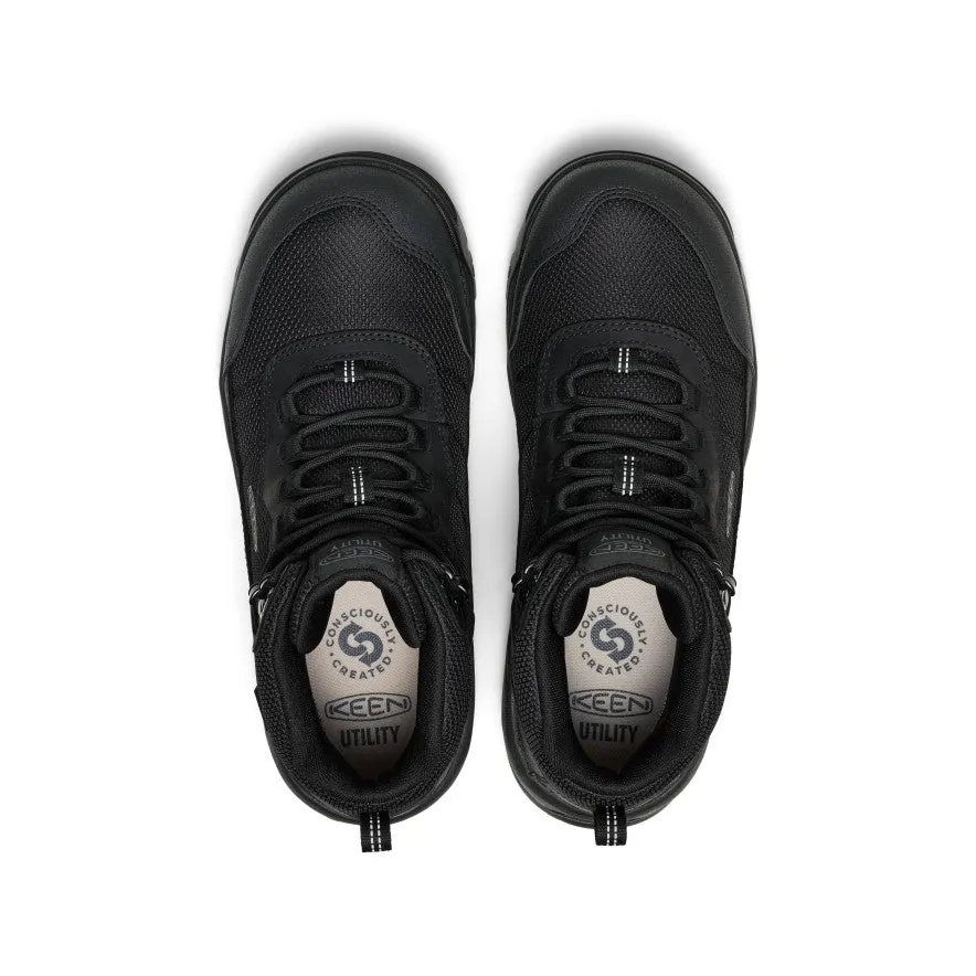 Men's Skokie Waterproof Work Boot (Soft Toe) | Black/Black sold by Keen product image thumbnail 4