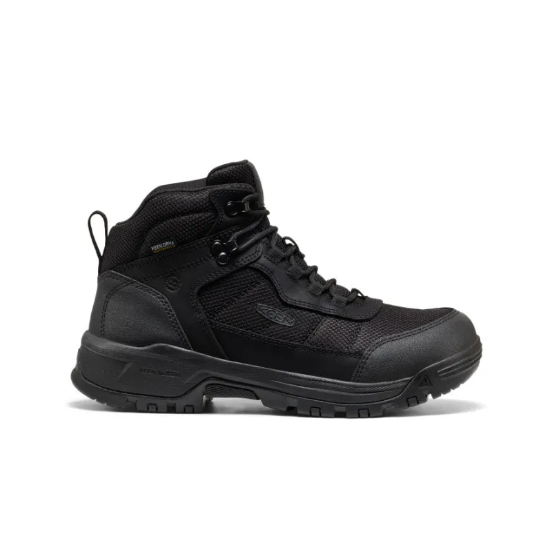 Men's Skokie Waterproof Work Boot (Soft Toe)  |  Black/Black sold by Keen