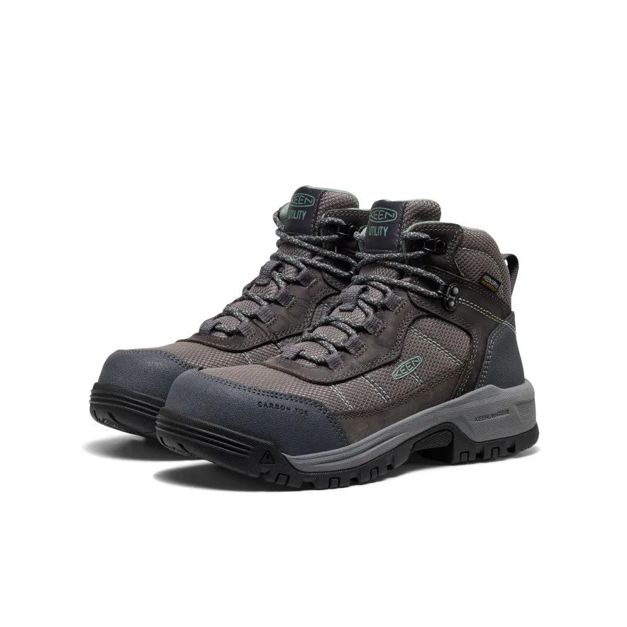 Women's Skokie Waterproof Work Boot (Carbon Toe) | Magnet/Black sold by Keen product image thumbnail 2