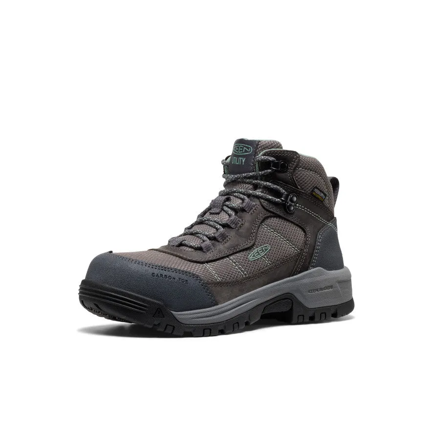 Women's Skokie Waterproof Work Boot (Carbon Toe) | Magnet/Black sold by Keen product image thumbnail 3