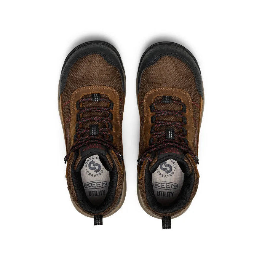 Women's Skokie Waterproof Work Boot (Carbon Toe) | Bison/Black sold by Keen product image thumbnail 4