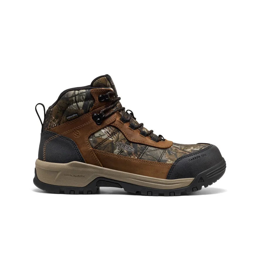 Men's Skokie Waterproof Work Boot (Carbon Toe) | Camo/Black sold by Keen
