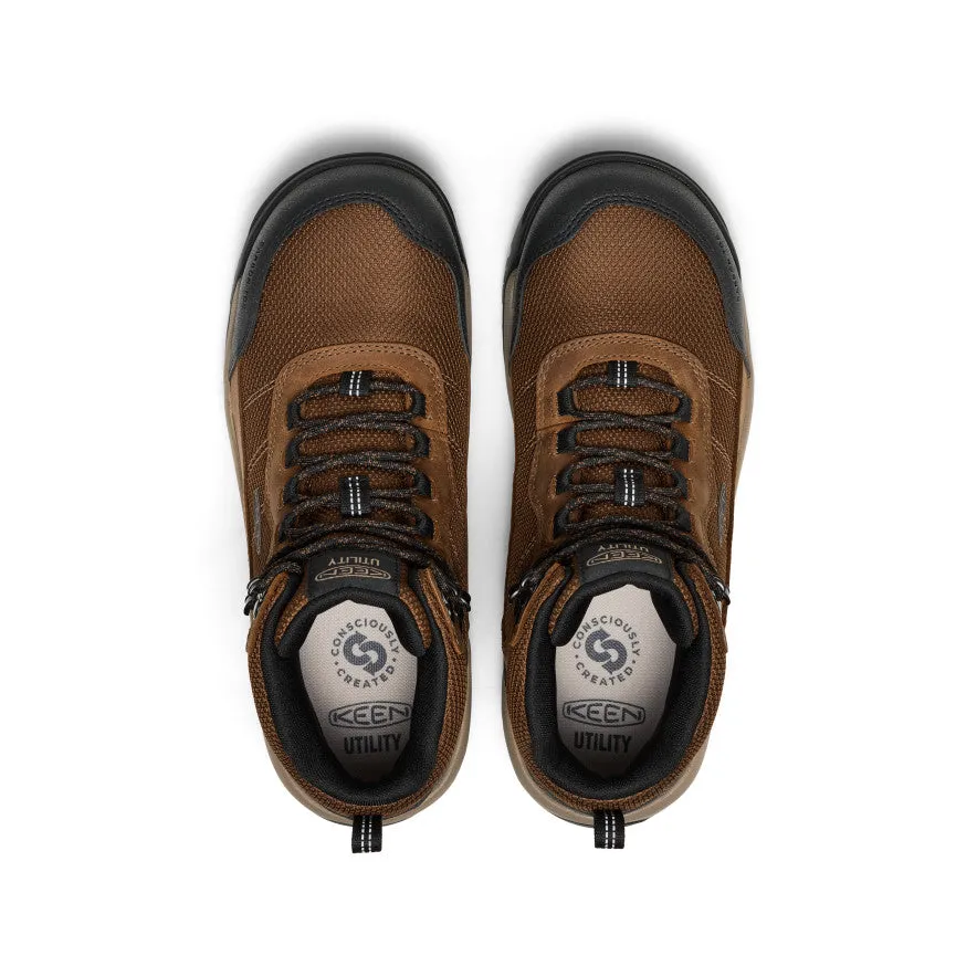 Men's Skokie Waterproof Work Boot (Carbon Toe) | Dark Earth/Black sold by Keen product image thumbnail 4