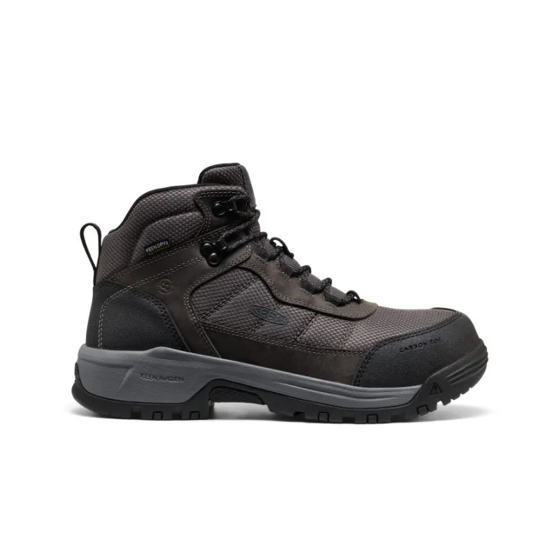 Men's Skokie Waterproof Work Boot (Carbon Toe)  |  Magnet/Black sold by Keen