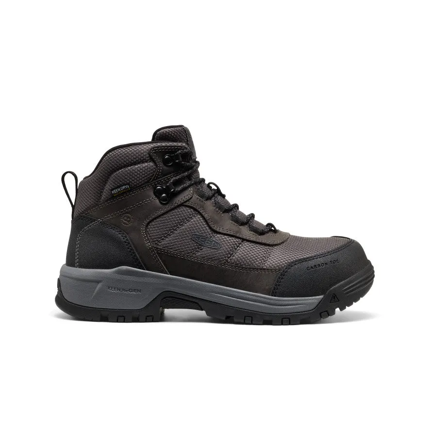 Men's Skokie Waterproof Work Boot (Carbon Toe) | Magnet/Black sold by Keen