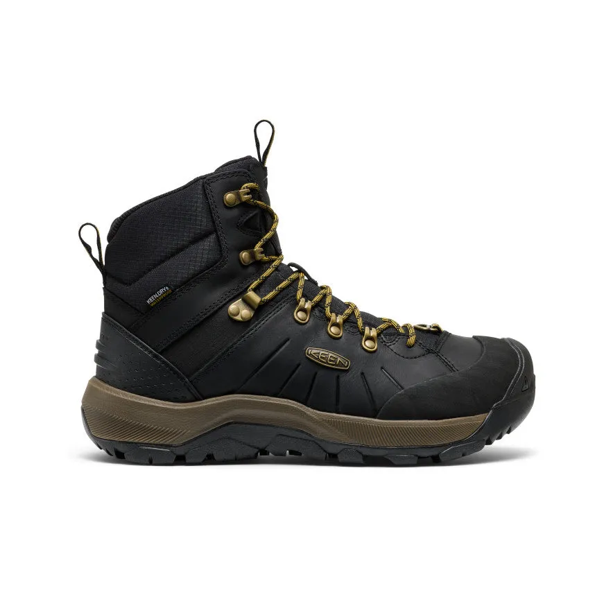Men's Revel IV Polar Waterproof Boot | Black/Lemon Curry sold by Keen