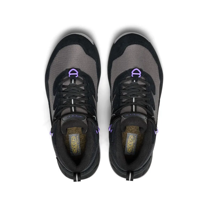 Women's Hightrail Polar Waterproof Hiking Boot | Black/Aster Purple sold by Keen product image thumbnail 4