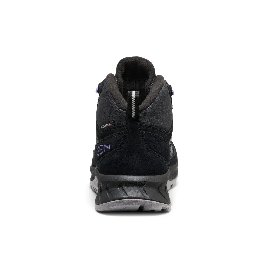 Women's Hightrail Polar Waterproof Hiking Boot | Black/Aster Purple sold by Keen product image thumbnail 5