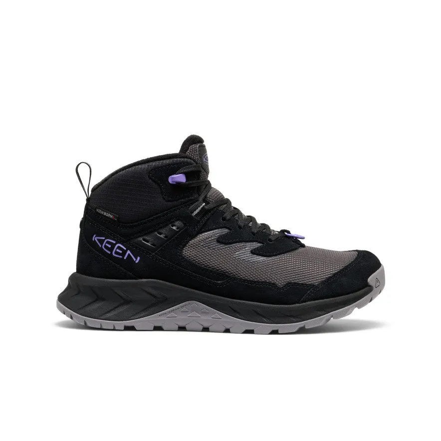 Women's Hightrail Polar Waterproof Hiking Boot | Black/Aster Purple sold by Keen