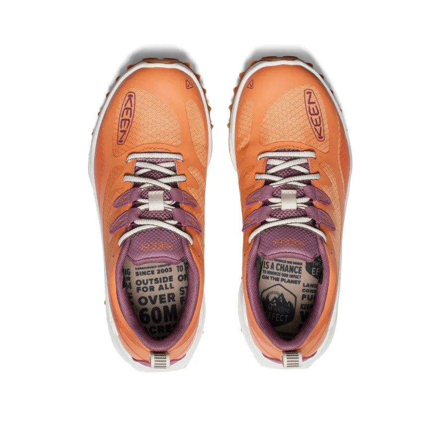 Women's Zionic Waterproof Hiking Shoe | Tangerine/Star White sold by Keen product image thumbnail 4