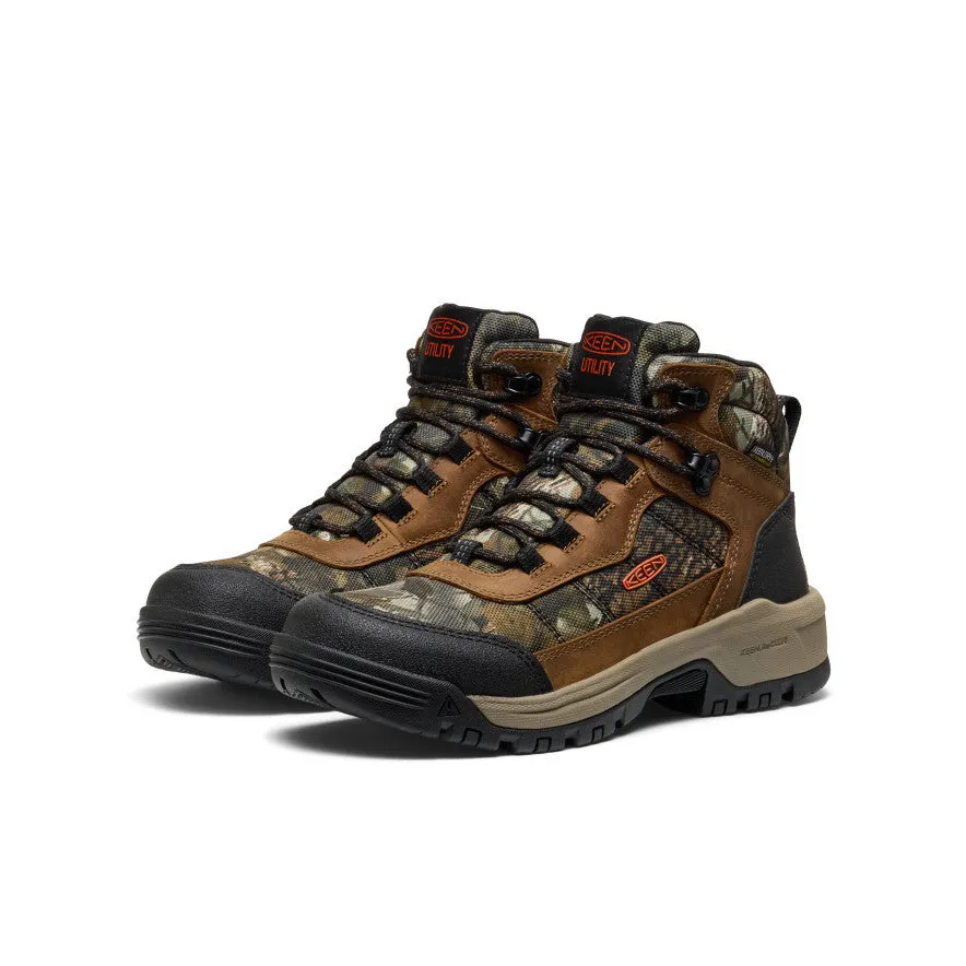 Women's Skokie Waterproof Work Boot (Soft Toe) | Camo/Black sold by Keen product image thumbnail 2