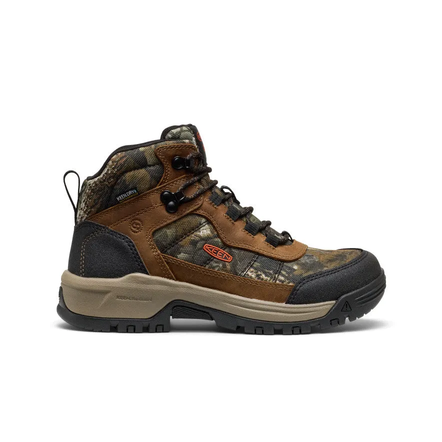 Women's Skokie Waterproof Work Boot (Soft Toe) | Camo/Black sold by Keen