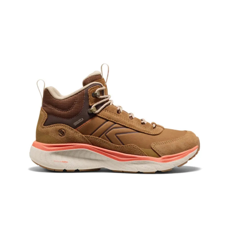 Women's Leiki Waterproof Leather Hiking Boot  |  Chipmunk/Birch sold by Keen