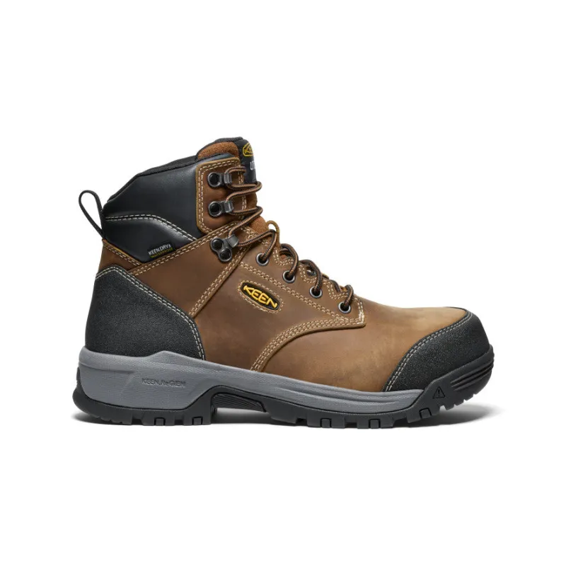 Men's CSA Evanston 6" Waterproof Boot (Carbon Toe)  |  Bison/Black sold by Keen