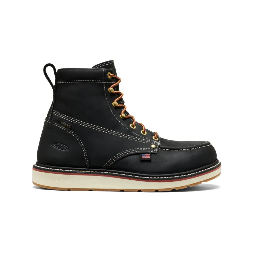 Men's Liberty 6" Waterproof Boot (Carbon Toe) | Black/Gum sold by Keen