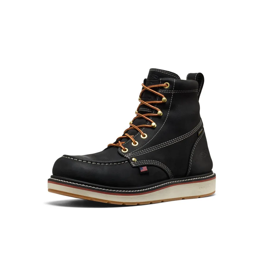 Men's Liberty 6" Waterproof Boot (Carbon Toe) | Black/Gum sold by Keen product image thumbnail 3