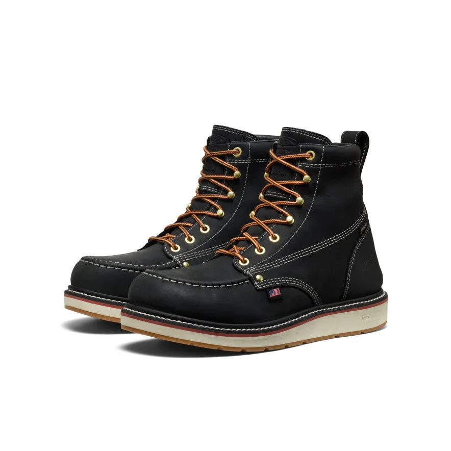 Men's Liberty 6" Waterproof Boot (Carbon Toe) | Black/Gum sold by Keen product image thumbnail 2