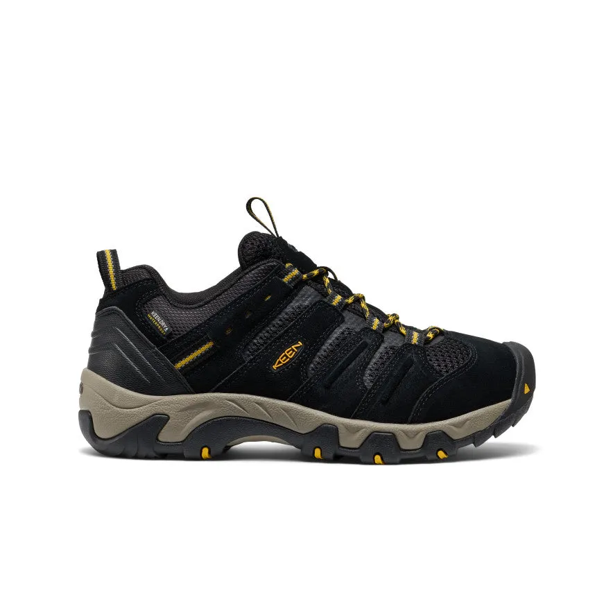 Men's Headout Waterproof Hiking Shoe | Black/Lemon Curry sold by Keen