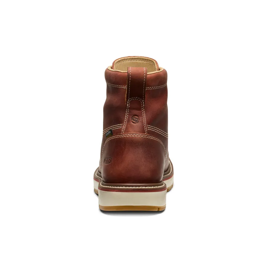Men's Liberty 6" Waterproof 90° Heel Boot (Carbon Toe) | Bombay Brown/Gum sold by Keen product image thumbnail 5