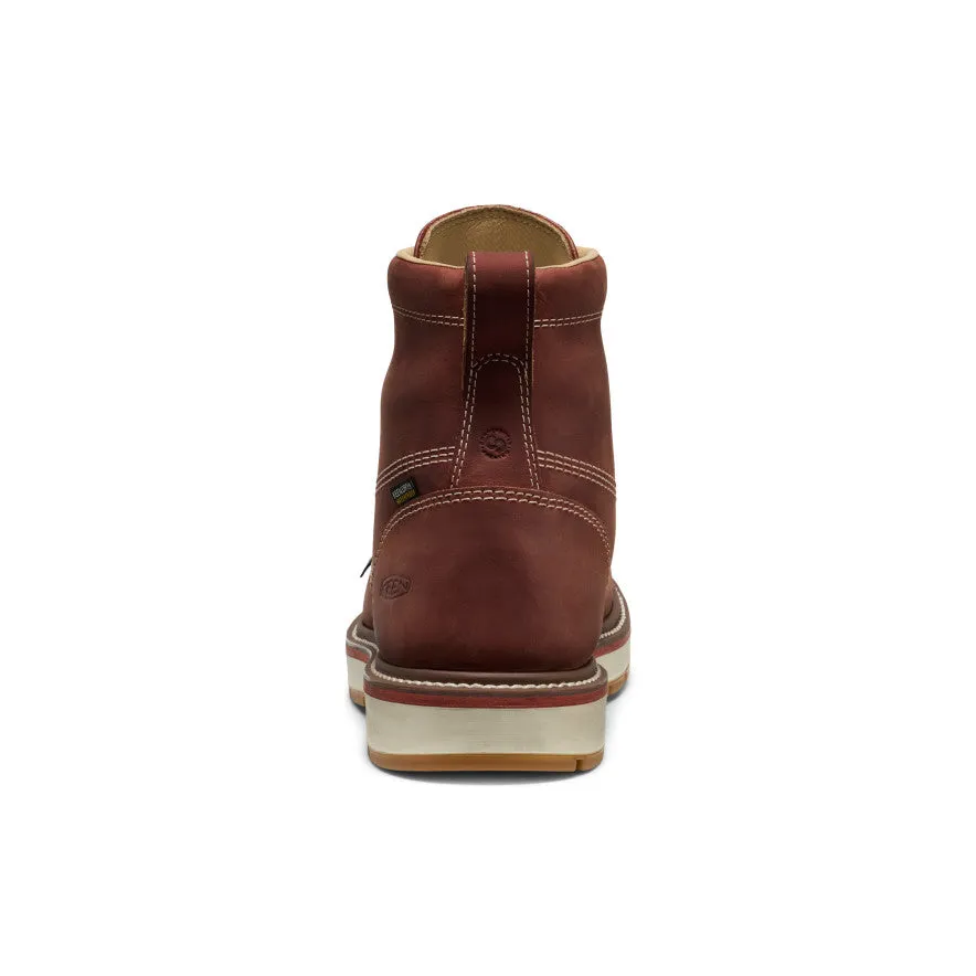 Men's Liberty 6" Waterproof 90° Heel Boot (Soft Toe) | Bombay Brown/Gum sold by Keen product image thumbnail 5