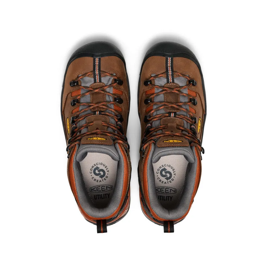 Men's Pittsburgh Energy 6" Waterproof Boot (Soft Toe) | Cascade Brown/Black sold by Keen product image thumbnail 4