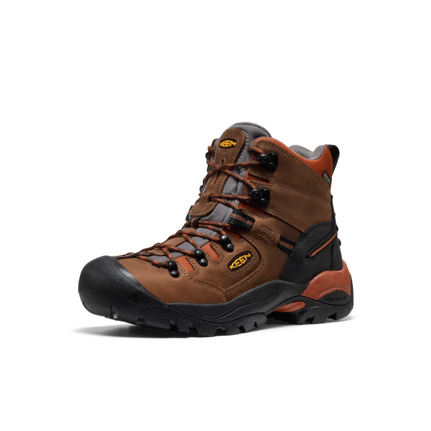 Men's Pittsburgh Energy 6" Waterproof Boot (Soft Toe) | Cascade Brown/Black sold by Keen product image thumbnail 3