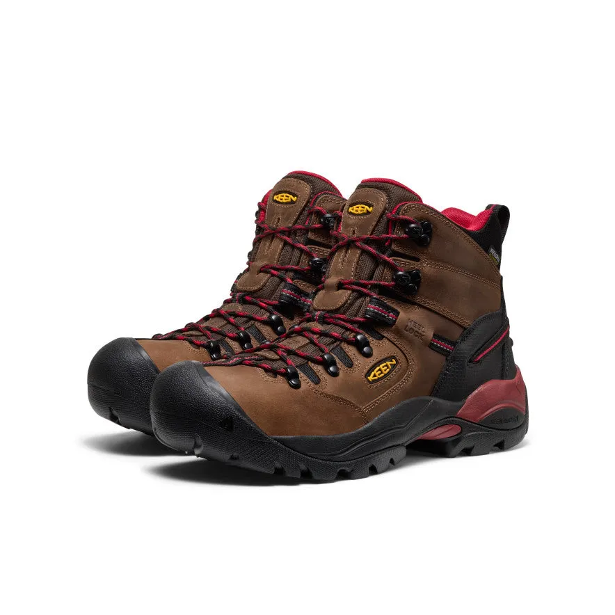 Men's Pittsburgh Energy 6" Waterproof Boot (Carbon Toe) | Bison/Black sold by Keen product image thumbnail 2