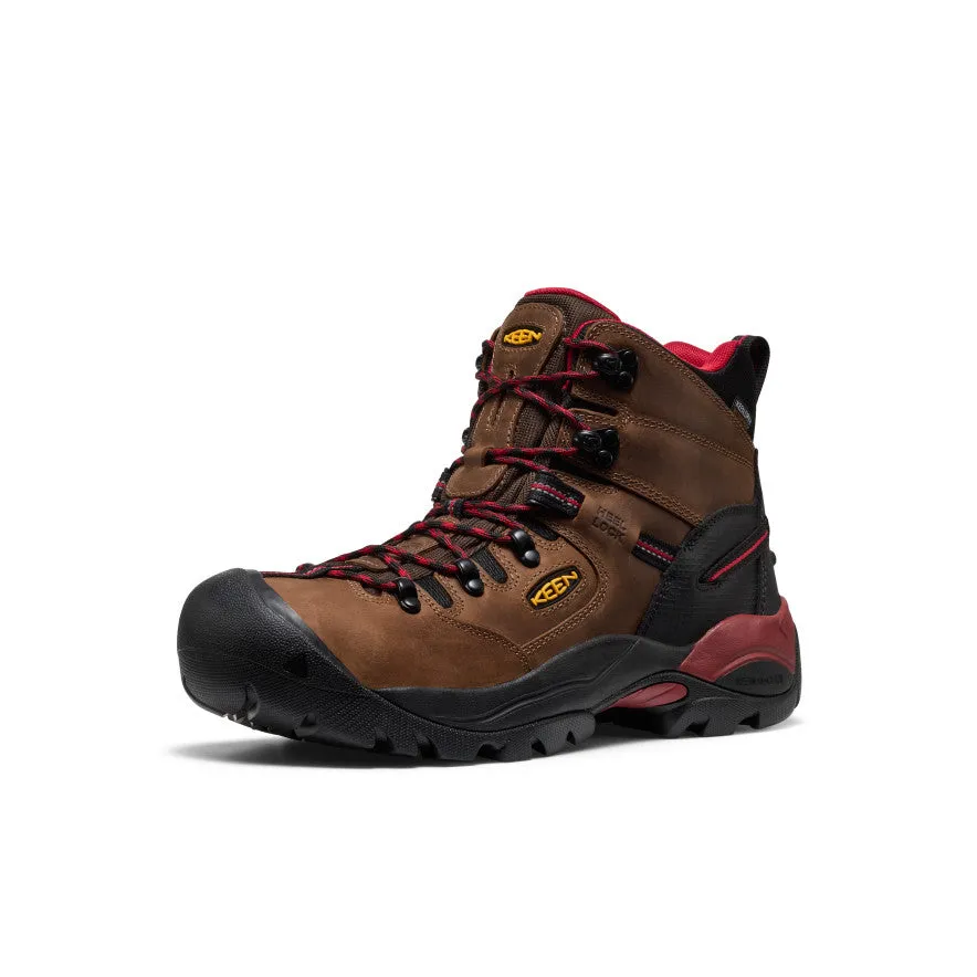Men's Pittsburgh Energy 6" Waterproof Boot (Carbon Toe) | Bison/Black sold by Keen product image thumbnail 3