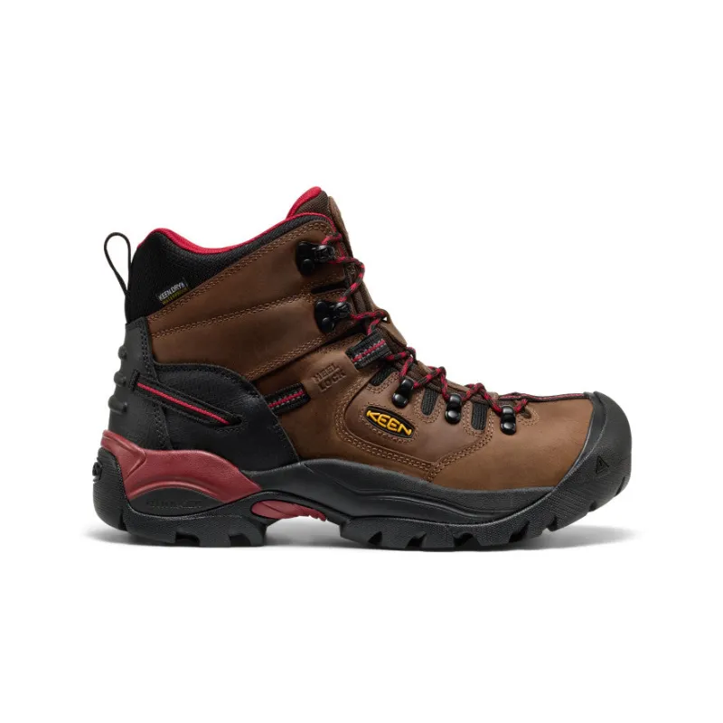 Men's Pittsburgh Energy 6" Waterproof Boot (Carbon Toe) | Bison/Black sold by Keen