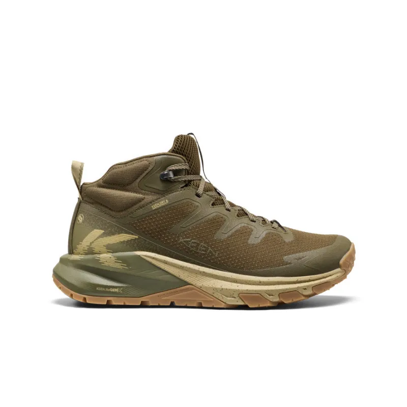 Men's Targhee Apex Wide Waterproof Hiking Boot  |  Dark Olive/Khaki sold by Keen