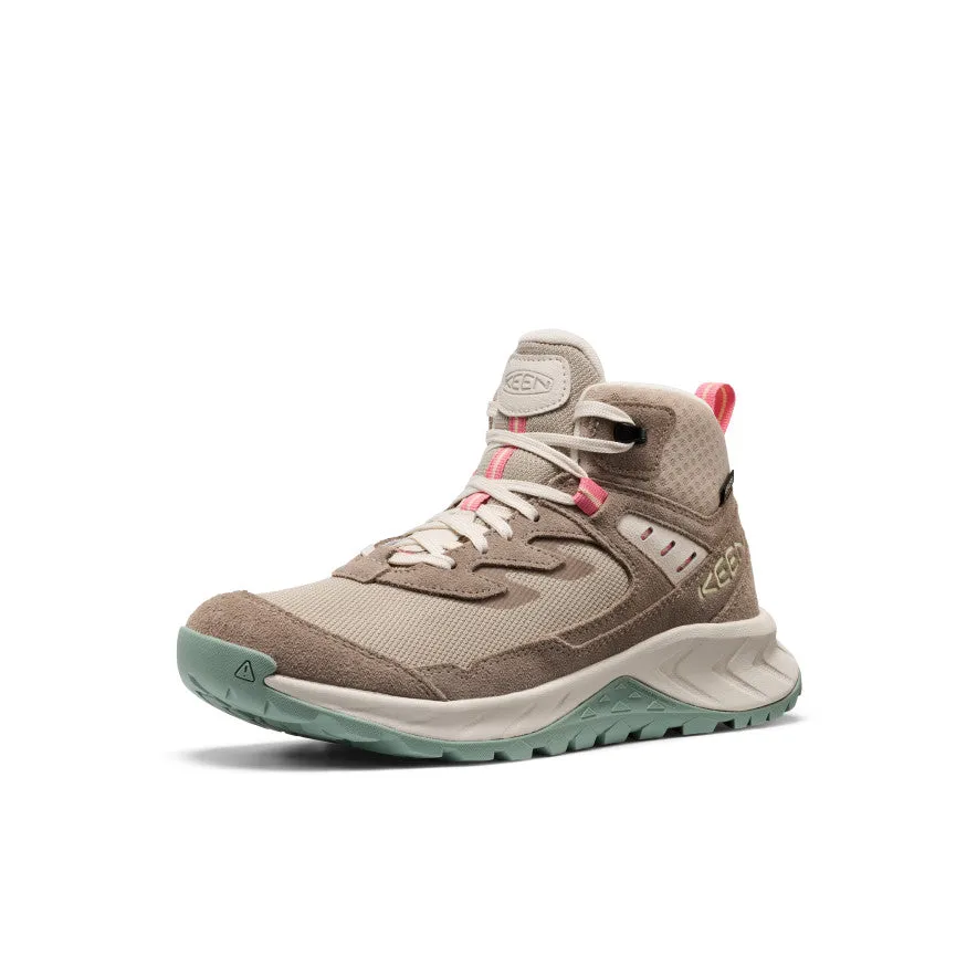 Women's Hightrail Waterproof Hiking Boot | Brindle/Pink Lemonade sold by Keen product image thumbnail 3