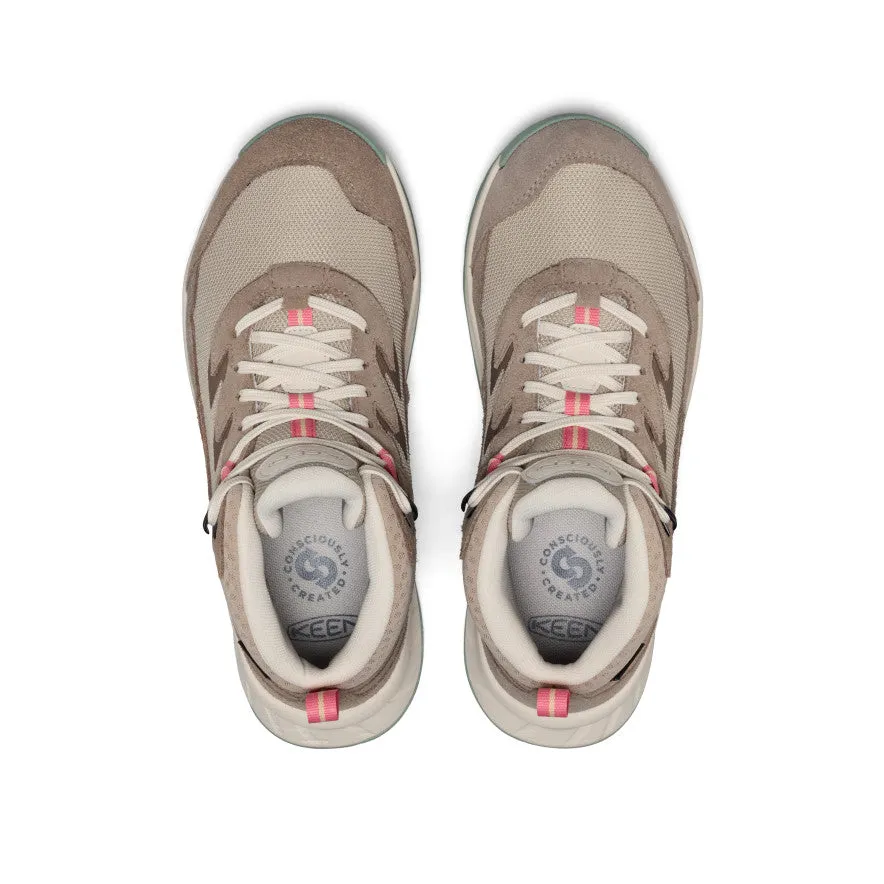 Women's Hightrail Waterproof Hiking Boot | Brindle/Pink Lemonade sold by Keen product image thumbnail 4