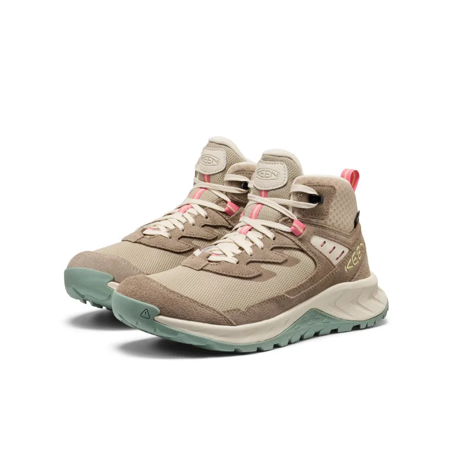 Women's Hightrail Waterproof Hiking Boot | Brindle/Pink Lemonade sold by Keen product image thumbnail 2