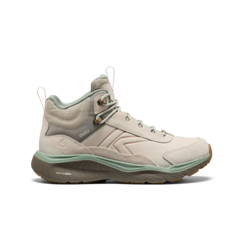 Women's Leiki Waterproof Leather Hiking Boot  |  Birch/Lily Pad sold by Keen