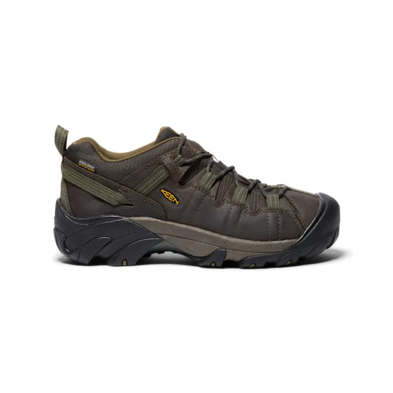 Men's Targhee II Waterproof  |  Canteen/Dark Olive sold by Keen