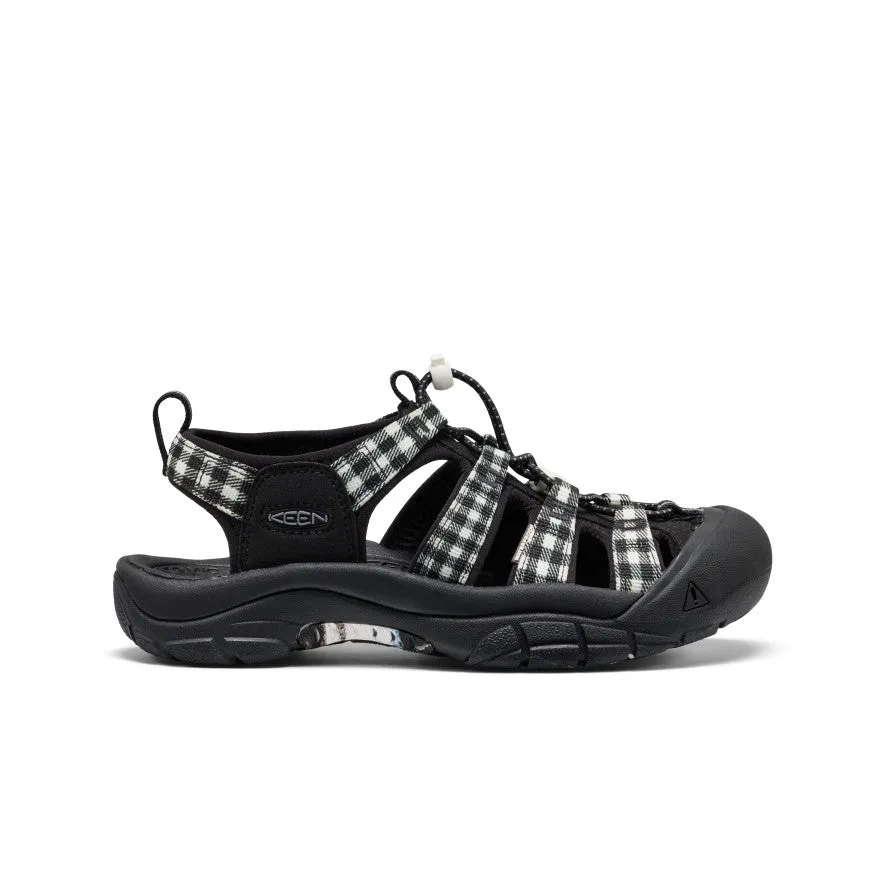 Women's Newport Retro | Black/Gingham sold by Keen